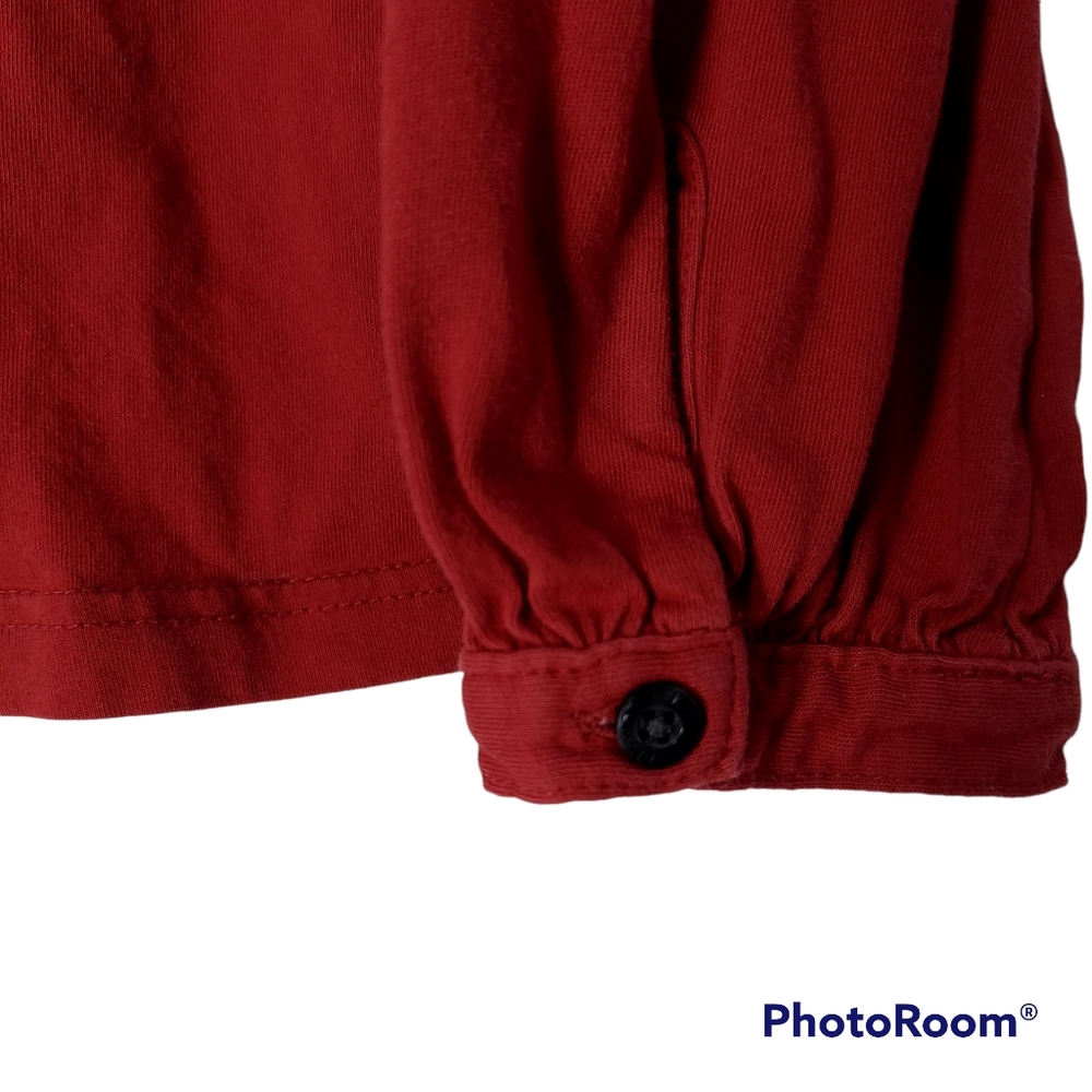 Red Chaps Classic Ruffle Blouse - Picture 2 of 8